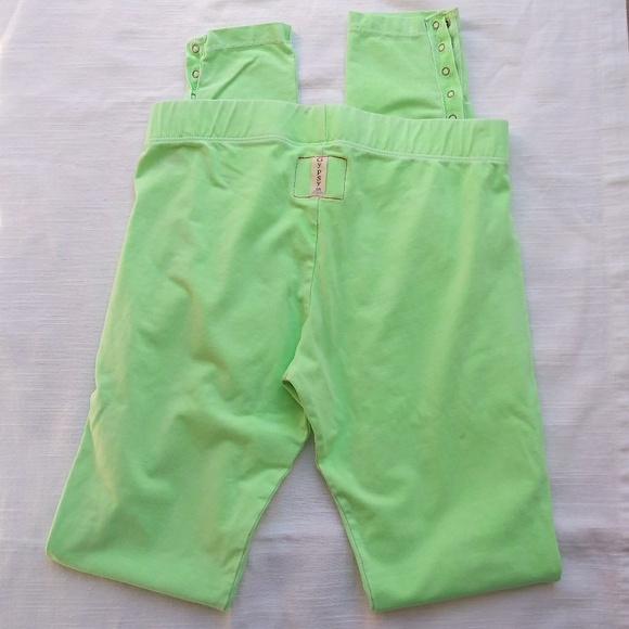 Gypsy 05 Green Leggings W/Brooches Sz XS - Picture 5 of 6